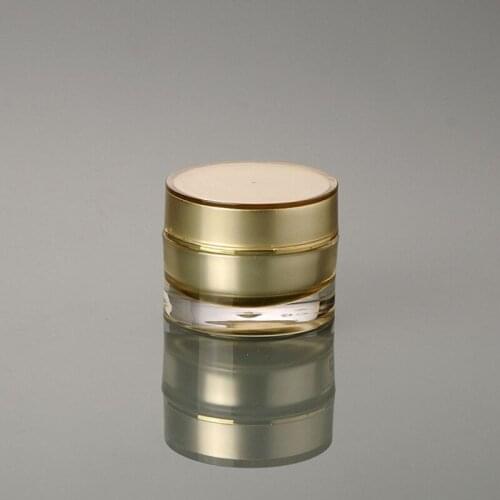 10g 20g gold acrylic cream bottle,cosmetic container,cream jar,Cosmetic Jar,Cosmetic Packaging F20171781