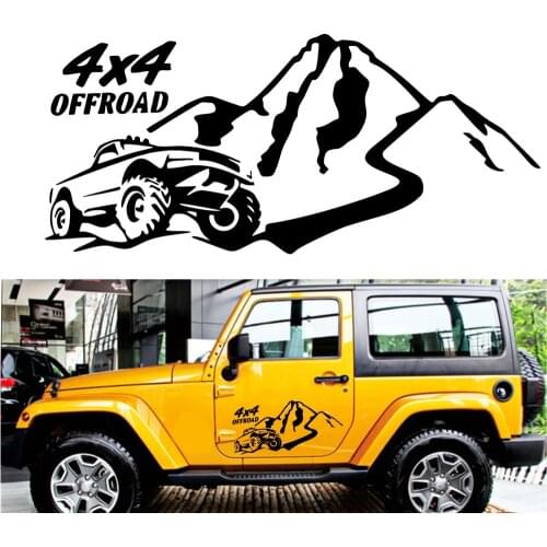 1PCS brave and handsome off-road vehicle stickers fashion vinyl decals interesting vinyl car decals modified auto parts