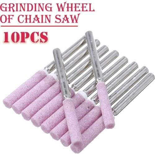 100Pcs 4/4.8/5mm Chainsaw Sharpener Grinding Stone For Chainsaws Jade Grinding And Polishing chainsaw sharpener stones