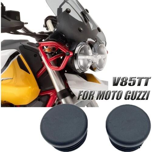 4PCS Frame Hole Cover Caps Plug Decorative Frame Cap Set fits For MOTO GUZZI V85TT V85tt 2019-2021