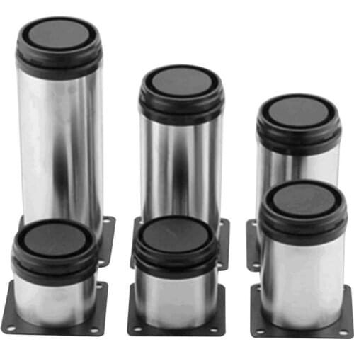 4Pcs Stainless Steel Adjustable Sofa Foot Cabinet Foot Bed Foot for Kitchen Home Furniture Legs Hardware for Home Decoration#9