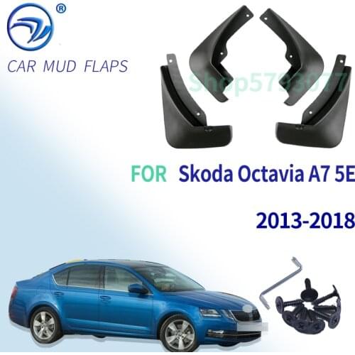 Accessories FIT FOR SKODA OCTAVIA A7 2013 2014 2015 2016 2017 2018 MUDFLAPS MUD FLAP SPLASH GUARD MUDGUARDS