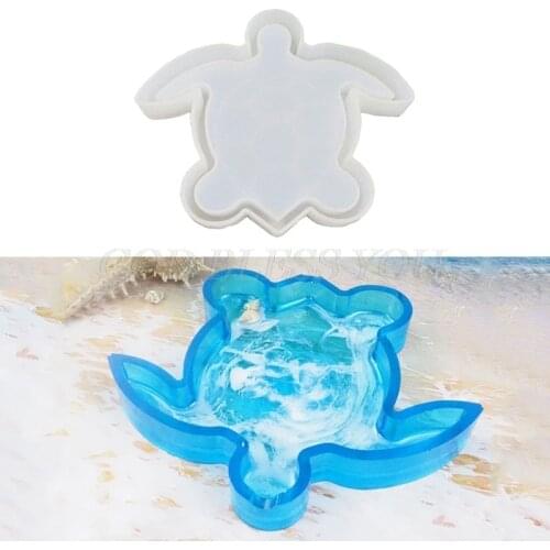 Tortoise Ashtray Resin Silicone Mold Animals Sea Turtle Shape Ashtray Resin Casting Molds Kit Resin Ashtray Mold Tools Drop Ship