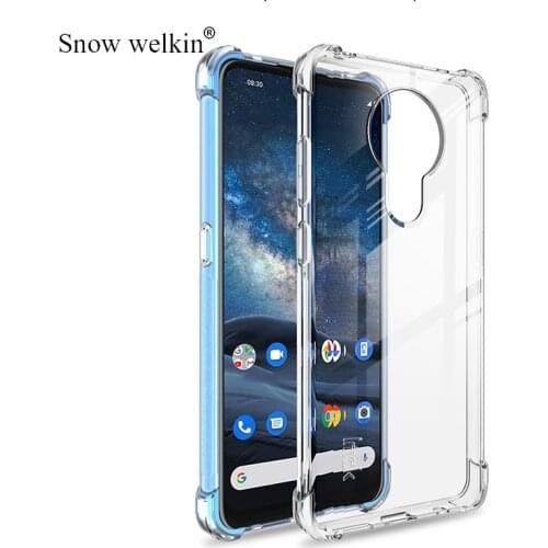 For Nokia 2.3 1.3 8.3 Case Airbags Buffer Full Protection Case For Nokia 5.3 2.2 3.2 4.2 6.2 7.2 Case Clear Soft TPU Back Cover