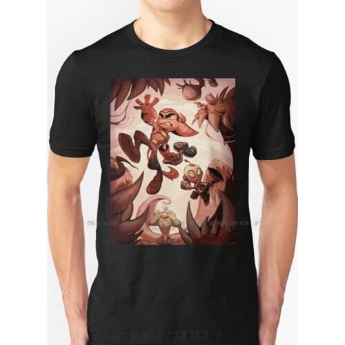 Ratchet And Clank Ready To Fight T Shirt 100% Pure Cotton Ratchet And Clank Ratchet Clank Playstation Game Videogame Gaming