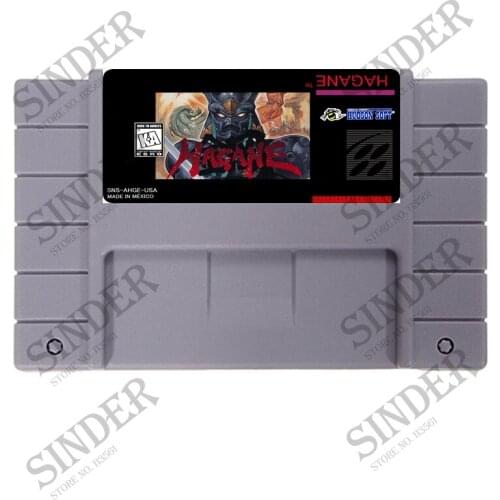 Hagane The Final Conflict 16 bit Super Game Card