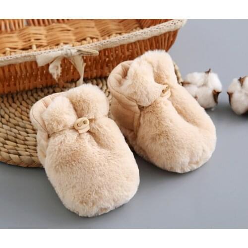 2020 new newborn winter thick baby toddler shoes foot sock soft bottom warm boys and girls baby foot sock