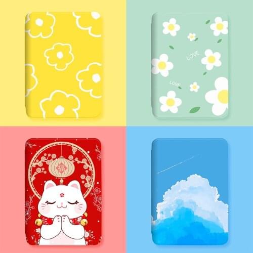 For Amazon Kindle Paperwhite 1 2 3 4 New Ultra Slim Smart Magnetic Leather Silicone Soft Cover Case Shell 6inch Case Ebook Cover