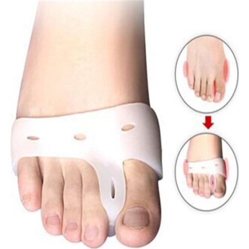 1pair=2pcs Genuine New Special Hallux Valgus Bicyclic Thumb Orthopedic Braces Toe Corrector Daily Silicone Toe Big Bone Bunion