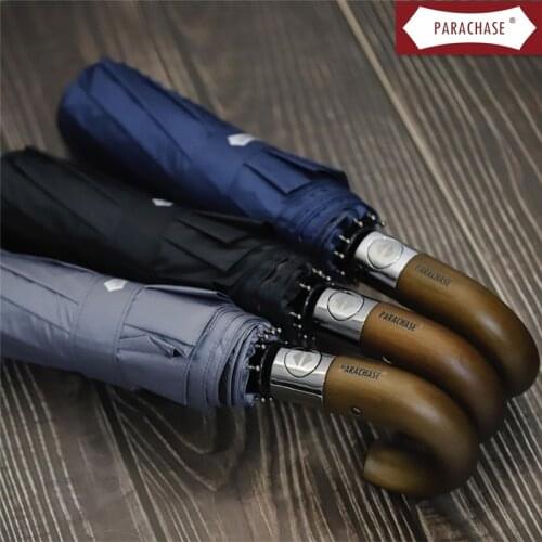 PARACHASE Business Man Vinyl Prevent Bask in Wind Resistance Outdoor Tourism Fully Automatic Contracted Woman Couples