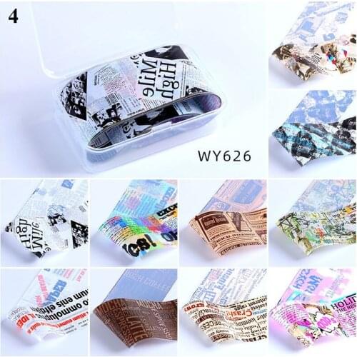 Butterfly Flower Nail Art Transfer Foil Sticker Fairy Nail Decals Holographic Wraps Decoration DIY Tips Manicure Supplies