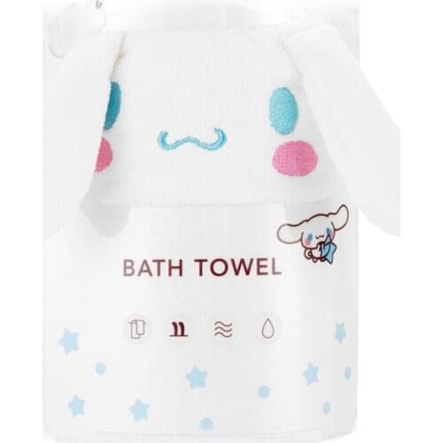 Towel bath towel cartoon cute coral velvet soft Quick Dry Compact Absorbent Super fashion cleaning bathroom hair towel