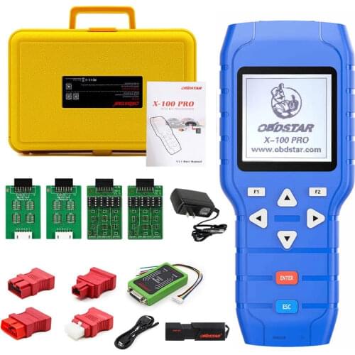 OBDSTAR X-100 PRO X100 Pro Auto Key Programmer (C) Type for IMMO and OBD Software Function Get EEPROM Adapter Free Shipping