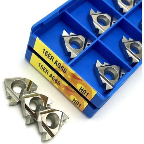 16ER AG60 H01 threaded Carbide insert High quality metal lathe tools Thread turning tool 16ER AG60 Cutting tool