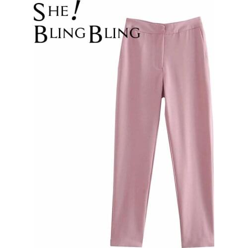 Женские модные брючные костюмы SheBlingBling China At AliExpress