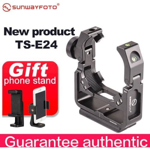 Sunwayfoto TS-E24 Tilt Shift Lens Bracket Quick Release Plate and GH-PRO II Geared Head Panning Clamp Tripod