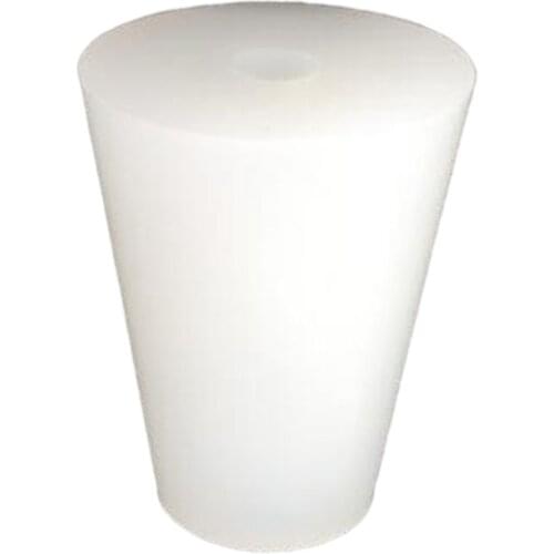 SILICONE BUNG 25 X 38 BORED FOR AIRLOCK / BLOW OFF TUBE (FITS 5L DEMIJOHNS & 23L CARBOYS)