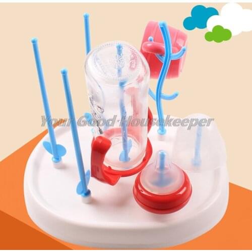 Baby Storage rack Pacifier Rack Bottle Dry Rack Baby Bottle Drainer Drying Racks White Baby Bottle Dryer Storage