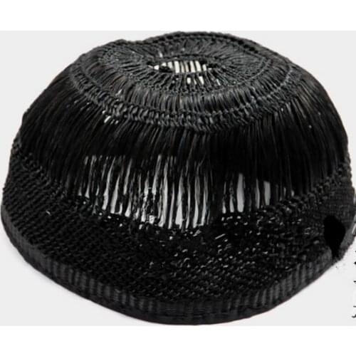 Unisex high quality Taoist priest hat taoism horsetail cap