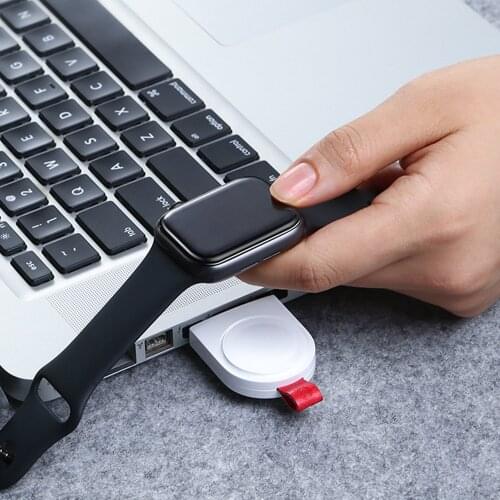 USB Portable Wireless Charger For Apple Watch Charger Charging Pad iWatch Magnetic charging Station Apple watch Series 3 4 5 6