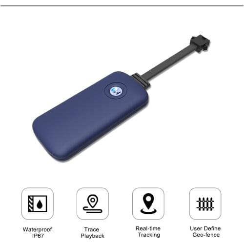 Waterproof Mini GPS Tracker Car Motorcycle Tracking Device Mini Size Easy to Install with Free GPS Software
