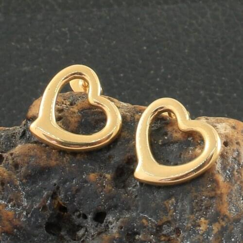 Heart Stainless Steel Women Earrings In Jewelry Gift Fashion Wholesale Joyas De Acero Inoxidable Para Mujer EGIZADAD