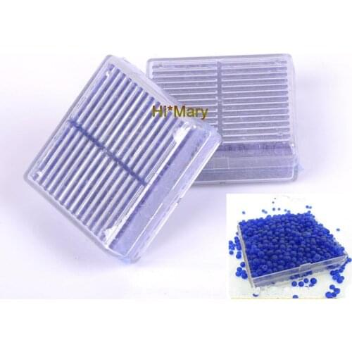 2 PCS blue Silica Gel Desiccant Humidity Moisture Absorb Box Reusable Packing Supply