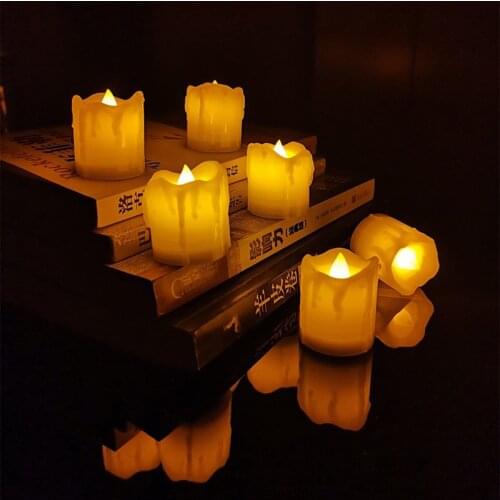 Flameless LED Tealight Candle Christmas Party Decoration Battery Operated Candle