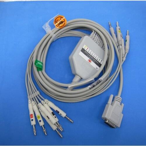 Commen ecg ekg cable 10 leads