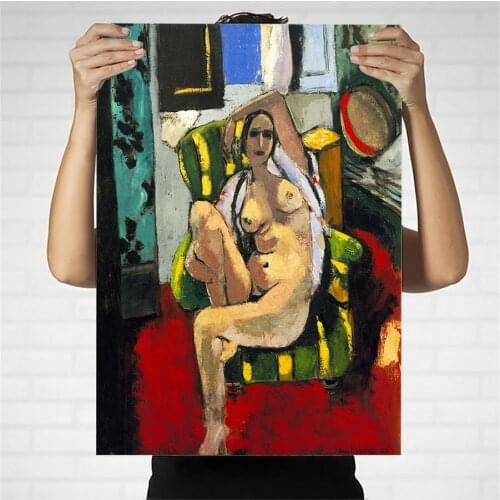 Home Decoration Print Canvas Art Wall Pictures Poster Canvas Printings Paintings French Henri Matisse Girl