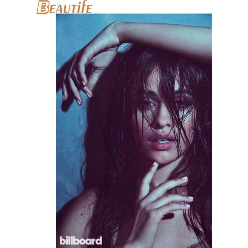 Hot Sale Custom Camila Cabello Poster Home Decoration Fashion Silk Fabric Wall Poster Custom Poster
