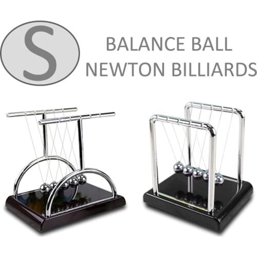 Newtons Cradle Desk Table Decor Metal Pendulum Ball Physics Science Pendulum Steel Balance Ball Home Decorations Desk Toy