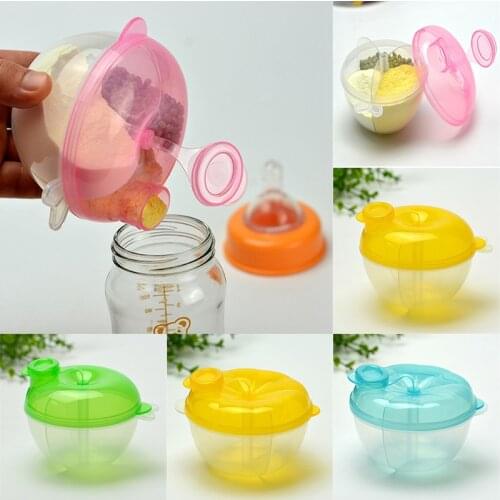 Milk Powder Dispenser Container Pot Storage 3 Dose of Baby Feeding Formula