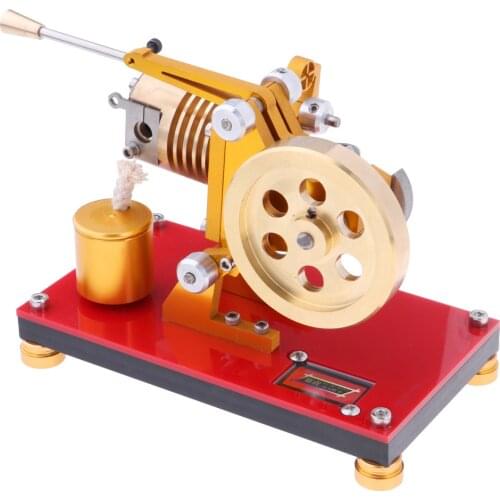 Mini 200-2000RPM Flame Licker Eater Stirling Engine Model Motor Power Mechanism DIY Kits Educational Science Toy
