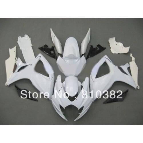 Injection Mold Fairing kit for GSXR600 750 06 07 GSXR600 GSXR750 GSX-R600 750 K6 2006 2007 whtie ABS Plastic Fairings set SZ66