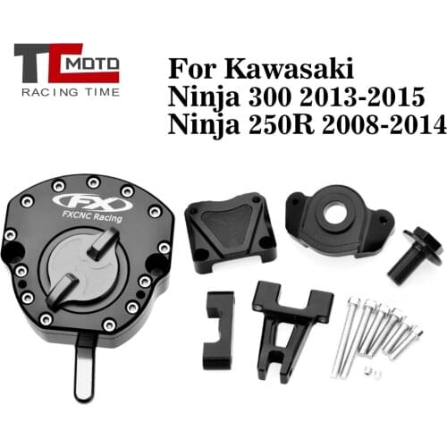 Ninja 300 250R Motorcycle Steering Stabilizer Damper Mounting Bracket Kit For kawasaki Ninja 300 2013-2015 Ninja 250R 2008-2014