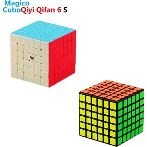 Newest Qiyi Qifan S 6x6 Magic Cube Puzzle Toy 6x6x6 Speed Cubes Educational Toys Champion Competition Professional Cube For Boy