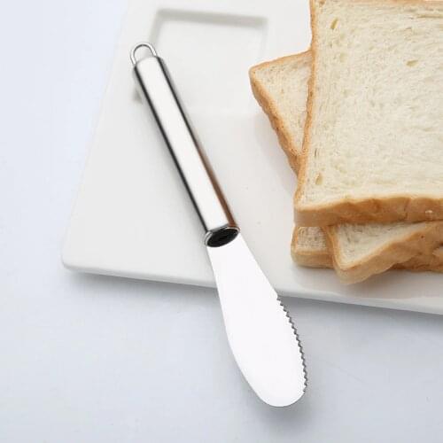Small Butter Knife Stainless Steel Butter Scraper Butter Spatula Serrated Butter Knife Butter Knife Bread Spread Knife