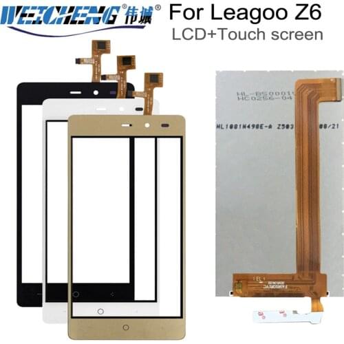 4.97" For Leagoo Z6 Touch Screen And Lcd Screen Display for Leagoo Z6 LCD Touch Sensor Glass Panel