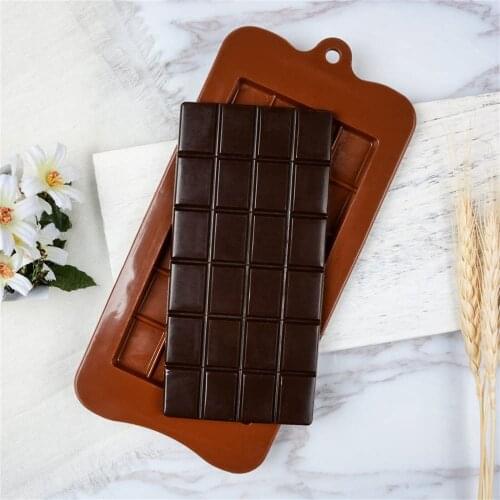 Silicone Break Apart Chocolate Molds Candy Protein And Engery Bar Silicone Mold Candy Bar Molds Cake Transparent Bags Tools