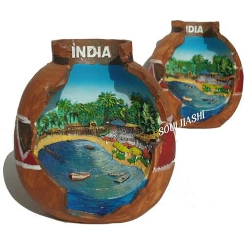 Indian travel souvenirs, creative gifts, resin architecture, landscape ornaments, jewelry