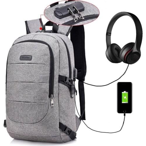 USB charge laptop backpack Business leisure travel bag Anti theft school backpacks multifunction school bags Sac a dos Mochila