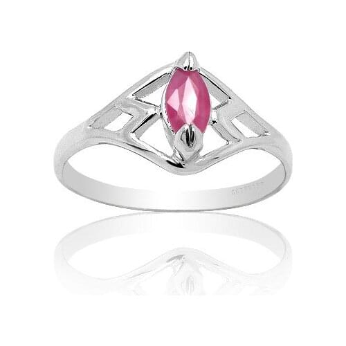 Vintage silver ruby ring for party 3mm*6mm natural ruby silver ring solid 925 silver ruby jewelry gift for woman
