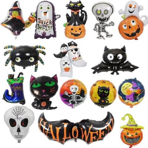 Halloween balloon cartoon toy balloon easter mall halloween festival decoration and arrangement aluminum foil balloon