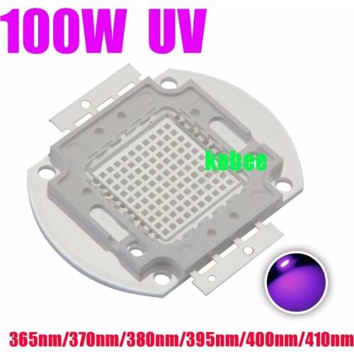 100W High Power LED UV Purple Light COB 365nm 375nm 380nm 385nm 395nm 400nm 405nm 415nm Ultraviolet