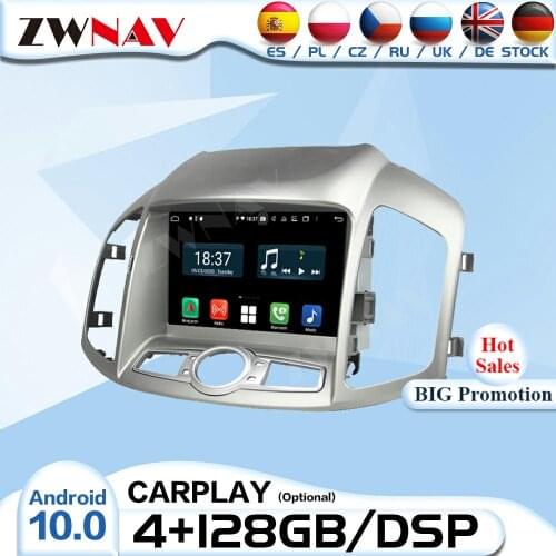 2 Din Carplay Android Radio Receiver For CHEVROLET CAPTIVE 2012 2013 2014 2015 2016 2017 Audio Stereo Video Player GPS Head Unit