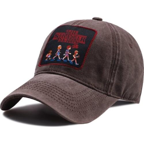 The Stranger Things Sun Shade Baseball Caps Outdoor Adjustable Snapback Hat Casual Funny Riding Hats Unisex Cotton Baseball Cap
