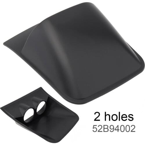 52mm 2 Inch Double Carbon Fiber Auto Car Gauge Cup Holder Pod Black Universal durable and practical Car Instrument Mount