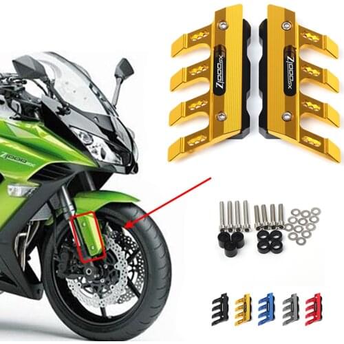 For Kawasaki Ninja Z1000SX Z1000 SX/Tourer Motorcycle Mudguard Front Fork Protector Guard Block Front Fender Slider Accessories