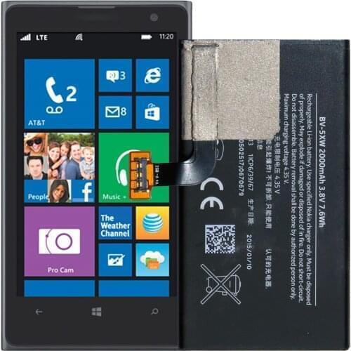 BV-5XW Battery For Nokia 909 Battery Replacement Repair Part